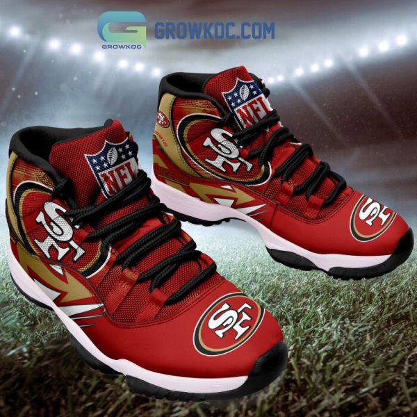 San Francisco 49ers NFL Personalized Air Jordan 11 Shoes Sneaker