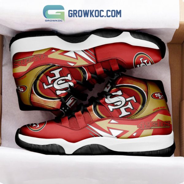 San Francisco 49ers NFL Personalized Air Jordan 11 Shoes Sneaker