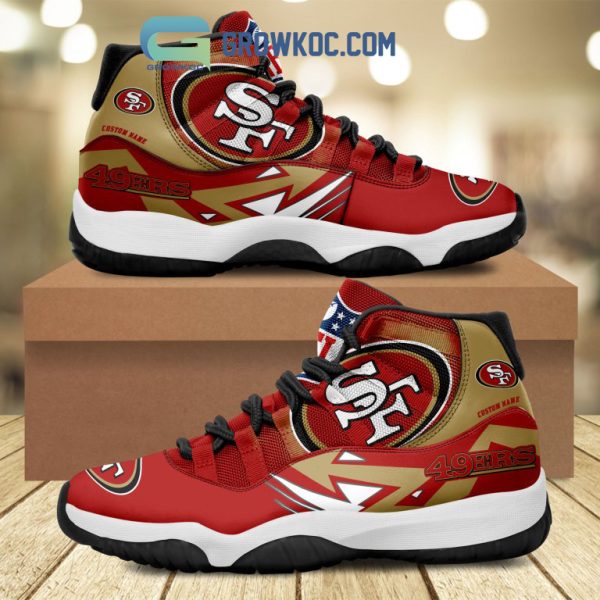 San Francisco 49ers NFL Personalized Air Jordan 11 Shoes Sneaker