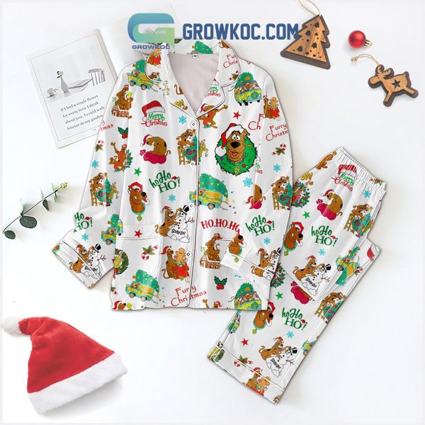 Scooby Doo Furry Christmas Pajamas Set