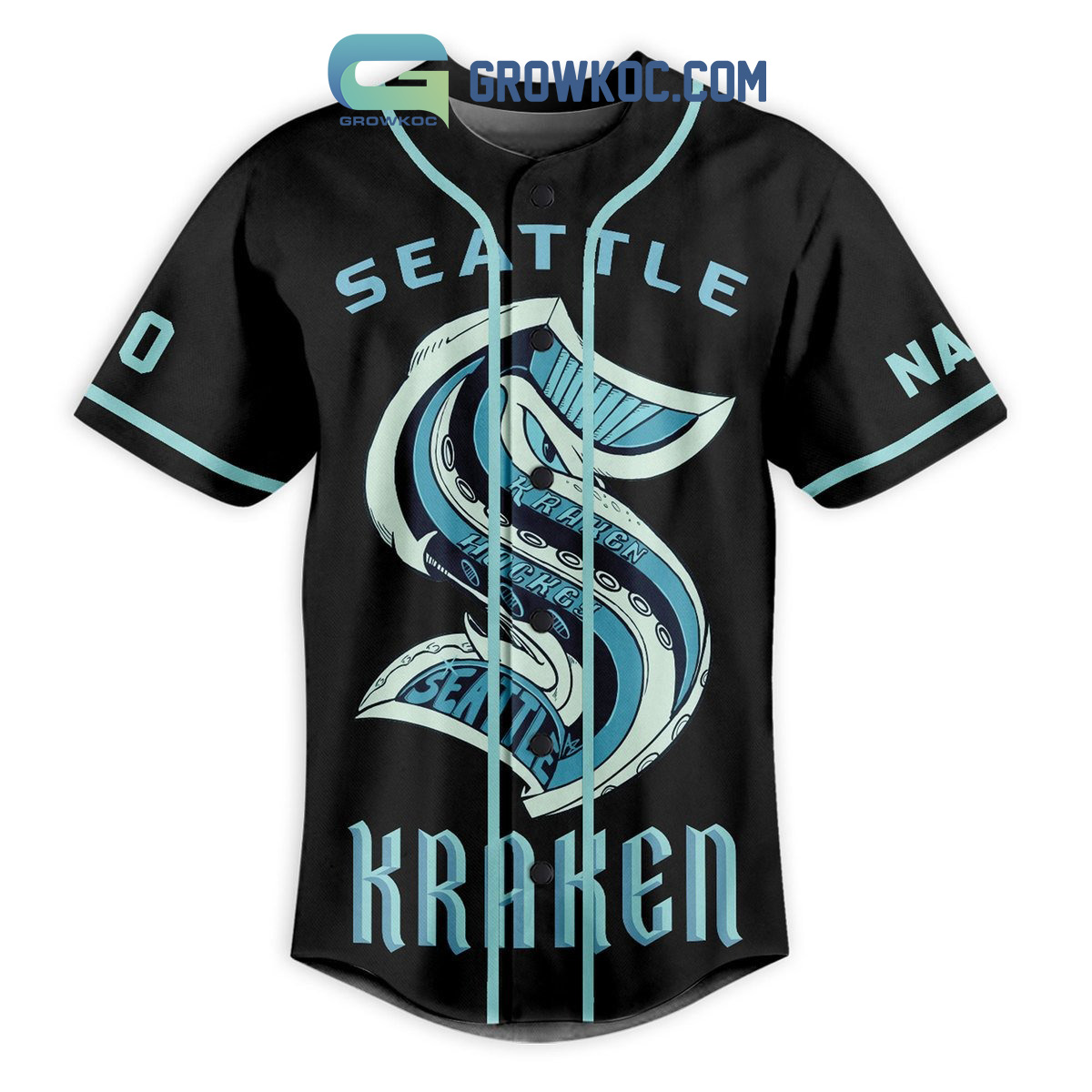 Seattle Kraken Baseball Jersey