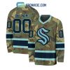 St. Louis Blues Special Camo Veteran Design Personalized Hockey Jersey