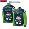 New York Giants NFL Hello Kitty Personalized Baseball Jacket