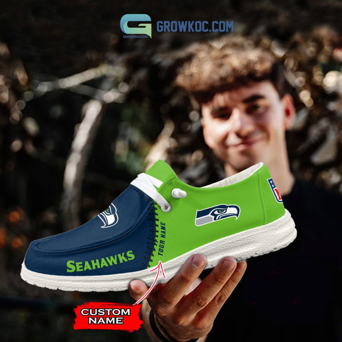 Custom sale seahawks shoes