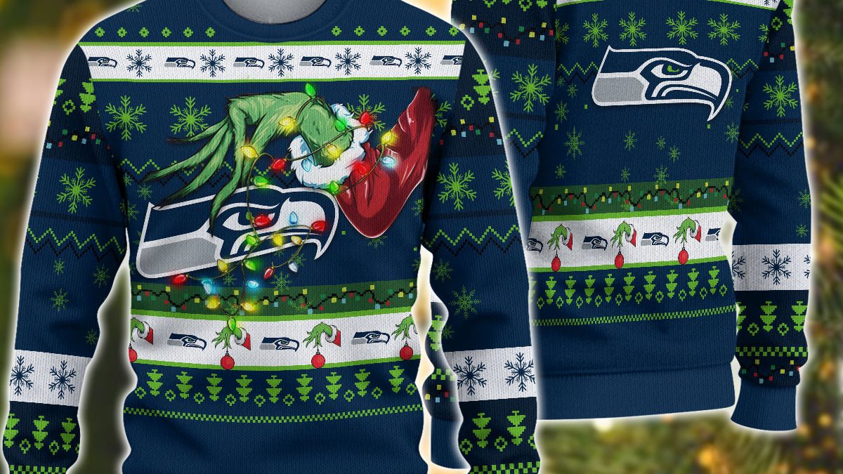 Seahawks clearance ugly sweater