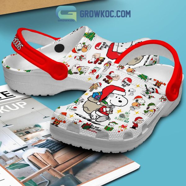 Snoopy I Want Believe This Year Is Almost Over Clogs Crocs
