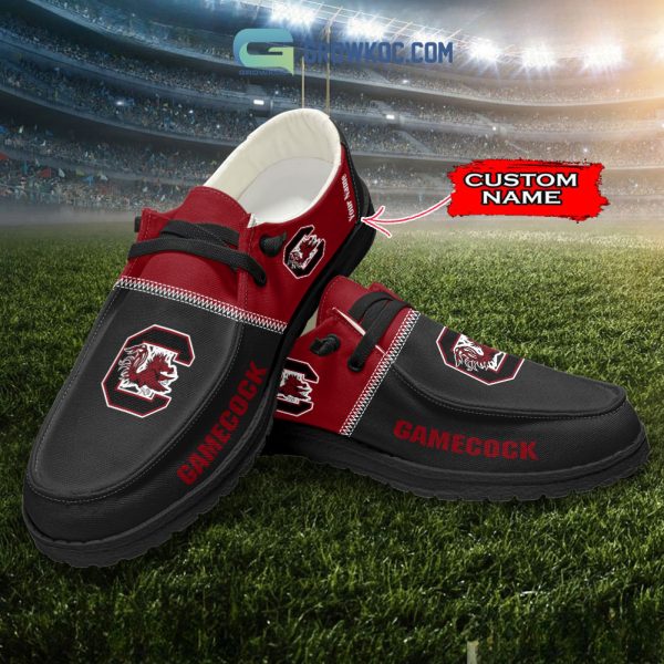 South Carolina Gamecocks Personalized Hey Dude Shoes