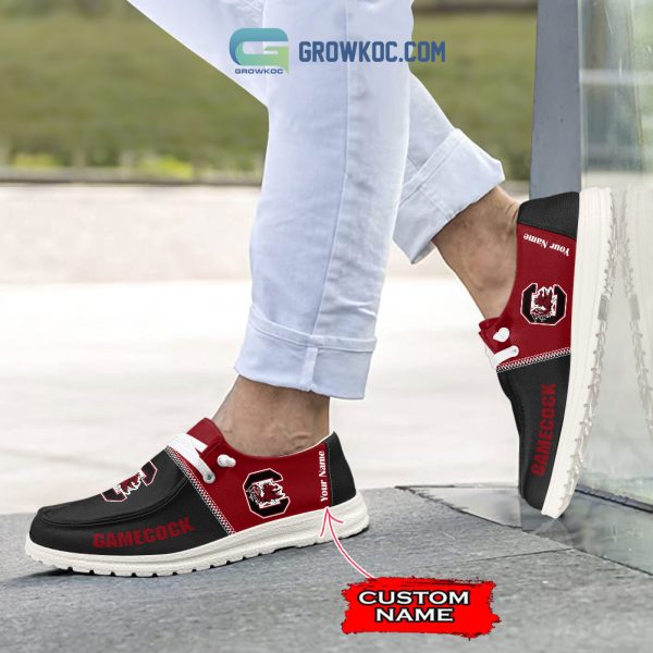 South Carolina Gamecocks Personalized Hey Dude Shoes