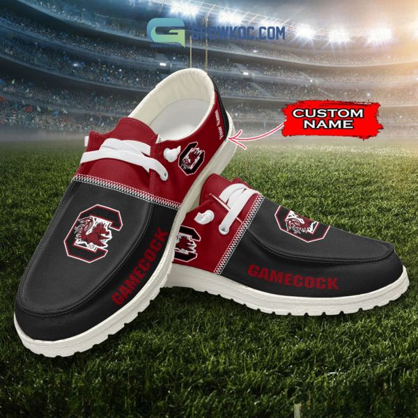 South Carolina Gamecocks Personalized Hey Dude Shoes