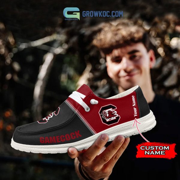 South Carolina Gamecocks Personalized Hey Dude Shoes