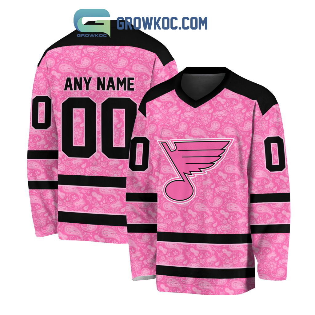 Personalized NHL St. Louis Blues Special Pink Fight Breast Cancer