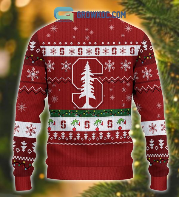 Stanford Cardinal NCAA Grinch Christmas Ugly Sweater