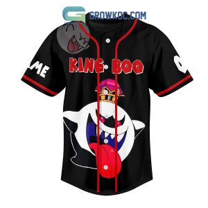 Super Mario King Boo Personalized Baseball Jersey