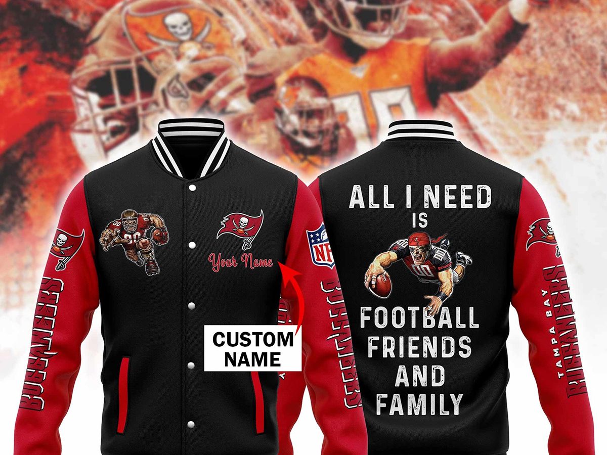 Personalized Name NFL Tampa Bay Buccaneers Special Hello Kitty Baseball  Jacket For Fans