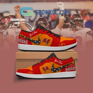 Tampa Bay Buccaneers NFL Personalized Air Jordan 1 Shoes