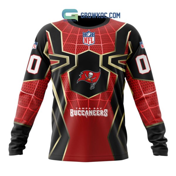 Tampa Bay Buccaneers NFL Spider Man Far From Home Special Jersey Hoodie T Shirt