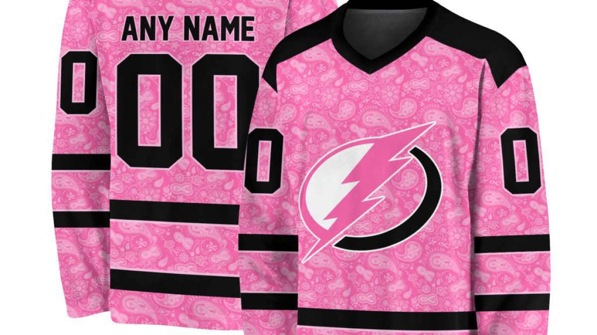 Tampa Bay Lightning Breast Cancer Awareness Month Personalized