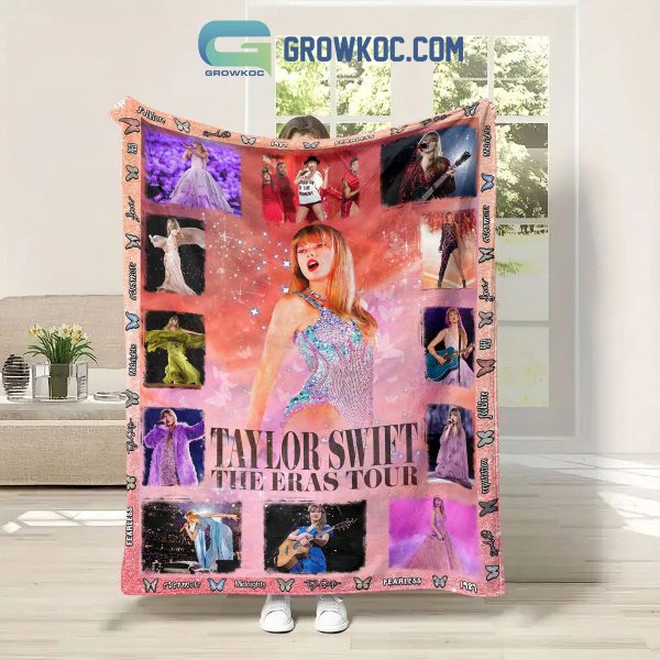 Taylor Swift The Eras Tour Concert Film Fleece Blanket Quilt