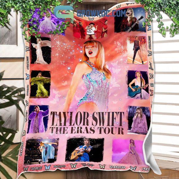 Taylor Swift The Eras Tour Concert Film Fleece Blanket Quilt