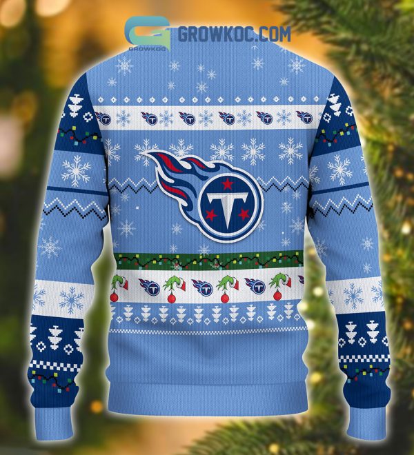 Tennessee Titans NFL Grinch Christmas Ugly Sweater