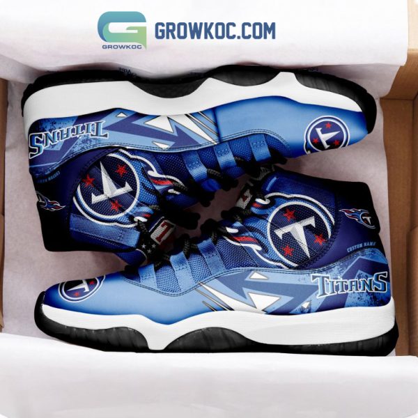 Tennessee Titans NFL Personalized Air Jordan 11 Shoes Sneaker