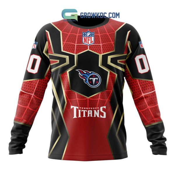 Tennessee Titans NFL Spider Man Far From Home Special Jersey Hoodie T Shirt