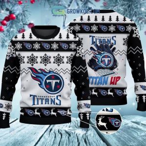 Tennessee Titans Titan Up Christmas Ugly Sweater
