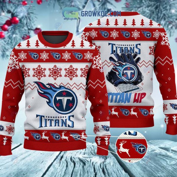 Tennessee Titans Titan Up Christmas Ugly Sweater