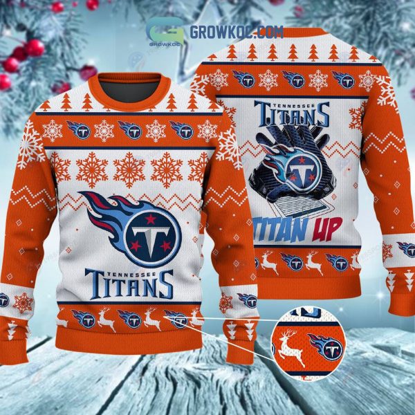 Tennessee Titans Titan Up Christmas Ugly Sweater