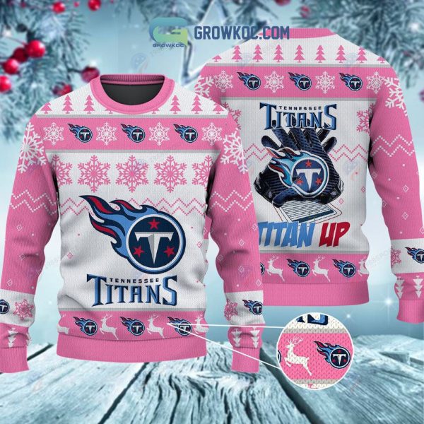 Tennessee Titans Titan Up Christmas Ugly Sweater