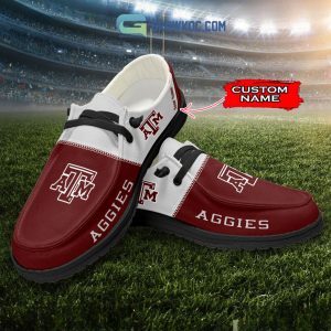 Texas A&M Aggies Personalized Hey Dude Shoes