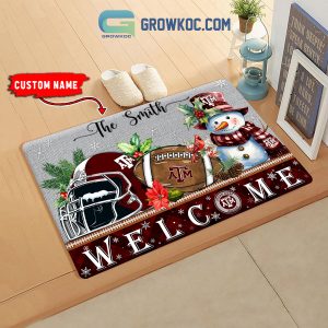 TEXAS DOOR MAT, Personalized Welcome Mat, Front Door Mat, Custom