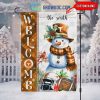 UCF Knights Football Snowman Welcome Christmas House Garden Flag