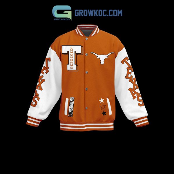 Texas Longhorns Hook’ Em Horns Baseball Jacket