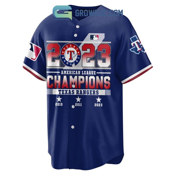 Texas Rangers AL Champions 2023 Baseball Jersey