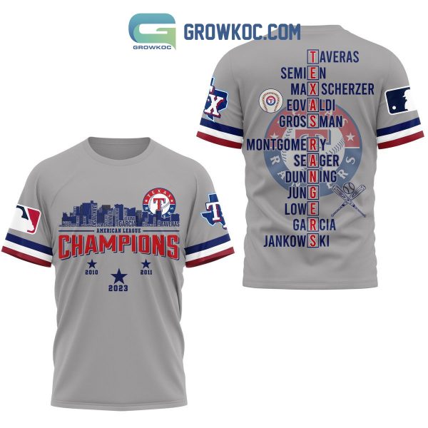 Texas Rangers American League Champions 2023 Hoodie T Shirt