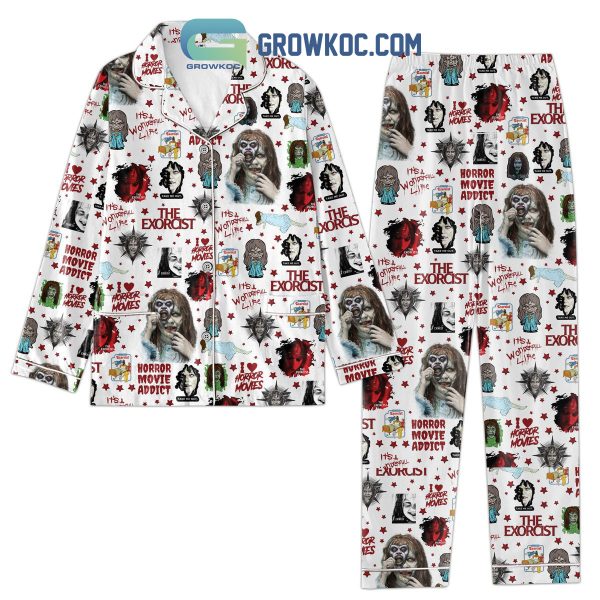 The Exorcist Horror Movies Addict Pajamas Set