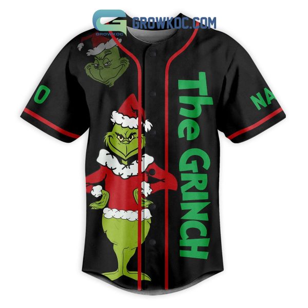 The Grinch I’m So Cute Even The Grinch Wants To Steal Me Personalized Baseball Jersey