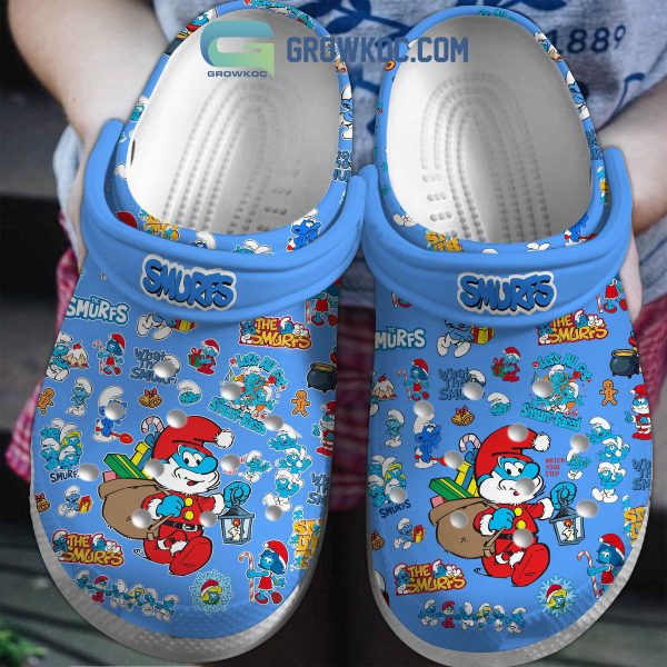 The Smurfs Christmas Let’s All Get Clogs Crocs