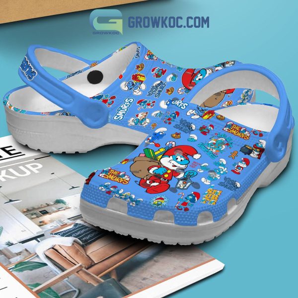 The Smurfs Christmas Let’s All Get Clogs Crocs