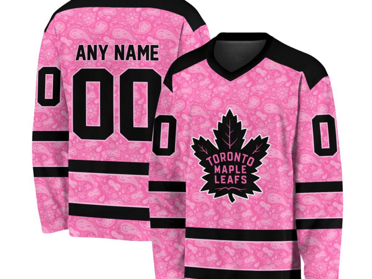 Pink baby toronto maple leafs best sale jersey