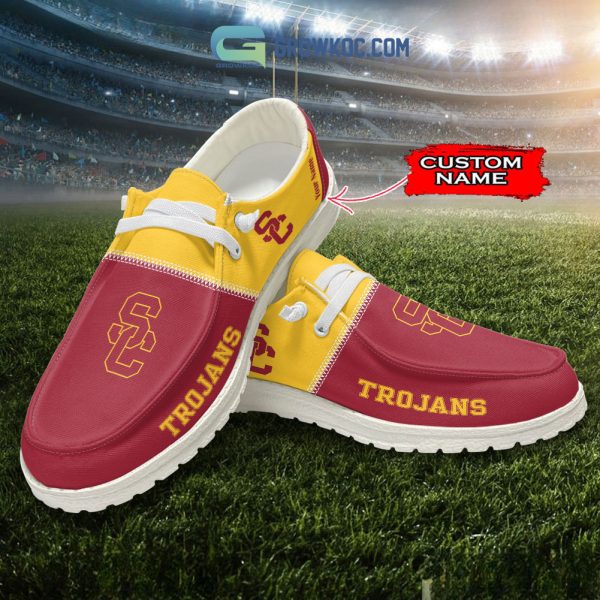 USC Trojans Personalized Hey Dude Shoes