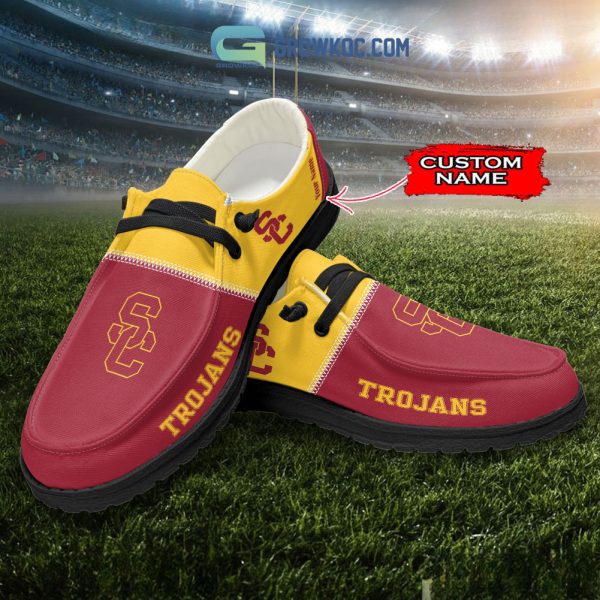 USC Trojans Personalized Hey Dude Shoes