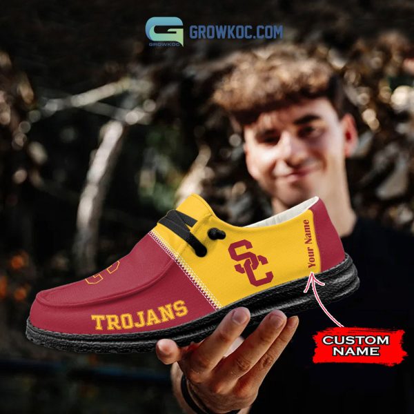 USC Trojans Personalized Hey Dude Shoes