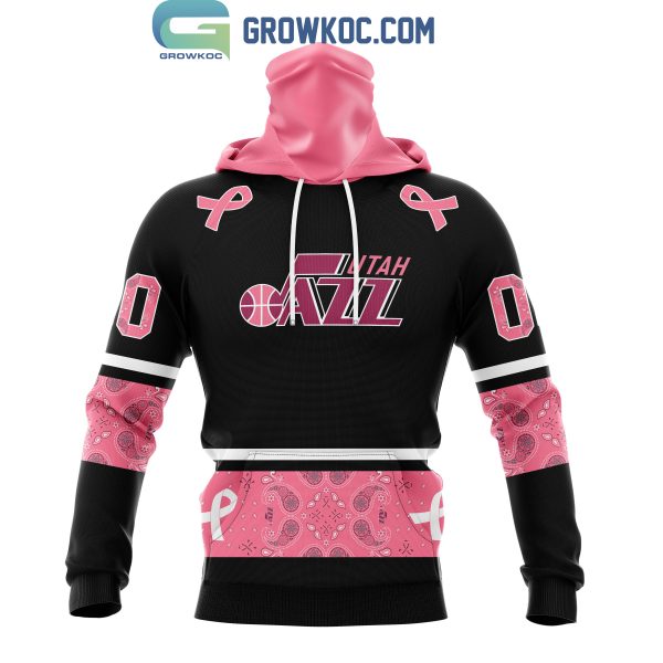 Utah Jazz NBA Special Design Paisley Design We Wear Pink Breast Cancer Personalized Hoodie T Shirt