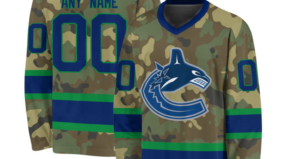 camo canucks jersey