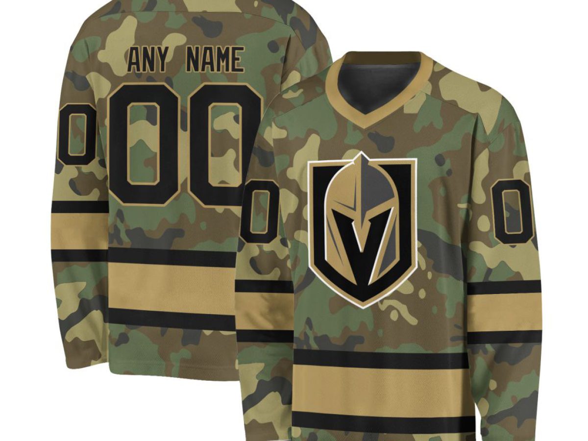 Golden knights cheap camo jersey