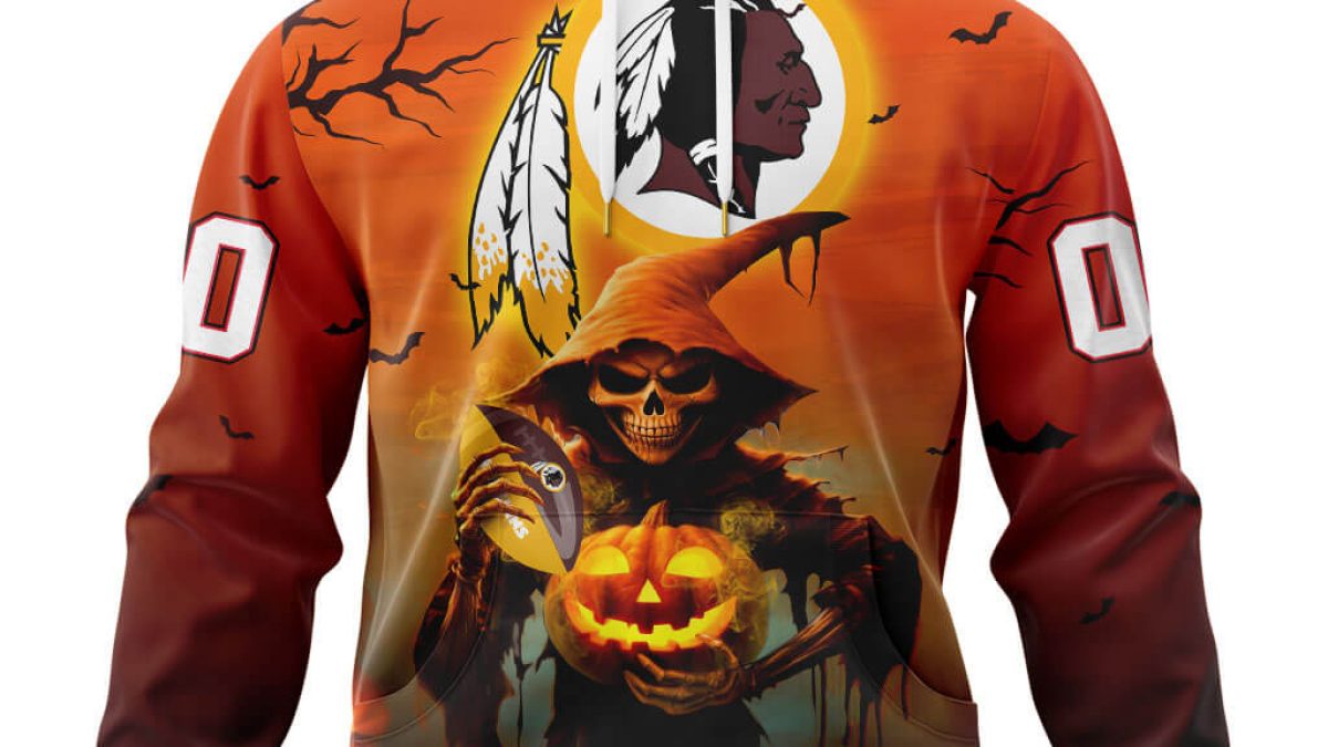 Washington Commanders Pumpskin Monster Halloween 3D All Over Printed Shirts