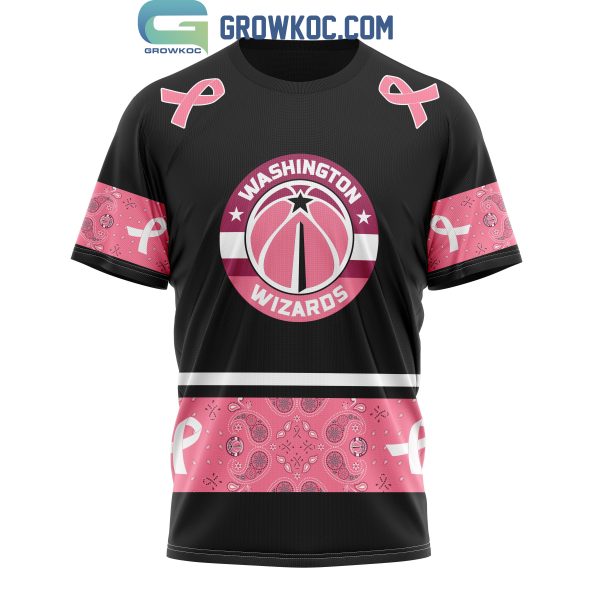 Washington Wizards NBA Special Design Paisley Design We Wear Pink Breast Cancer Personalized Hoodie T Shirt