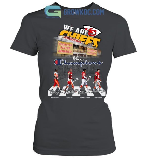 We Are Chiefs The Champions Abbey Road Memories T Shirt